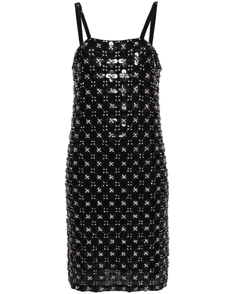 P.A.R.O.S.H. P.A.R.O H. Ginny Minikleid mit Strass - Schwarz Schwarz