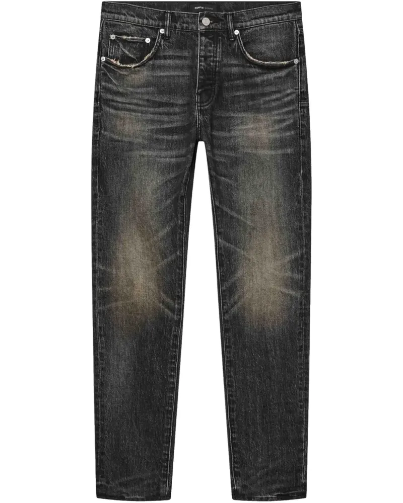 PURPLE BRAND Jeans aus Baumwollstretch - Schwarz Schwarz