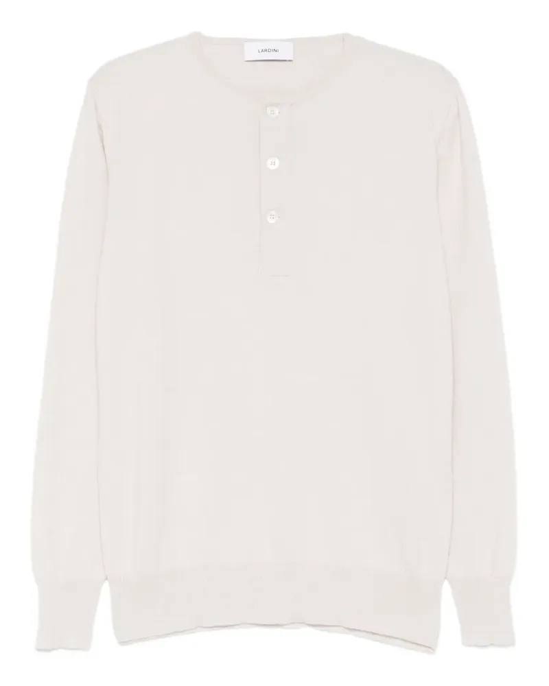 LARDINI Geknöpfter Pullover - Nude Nude