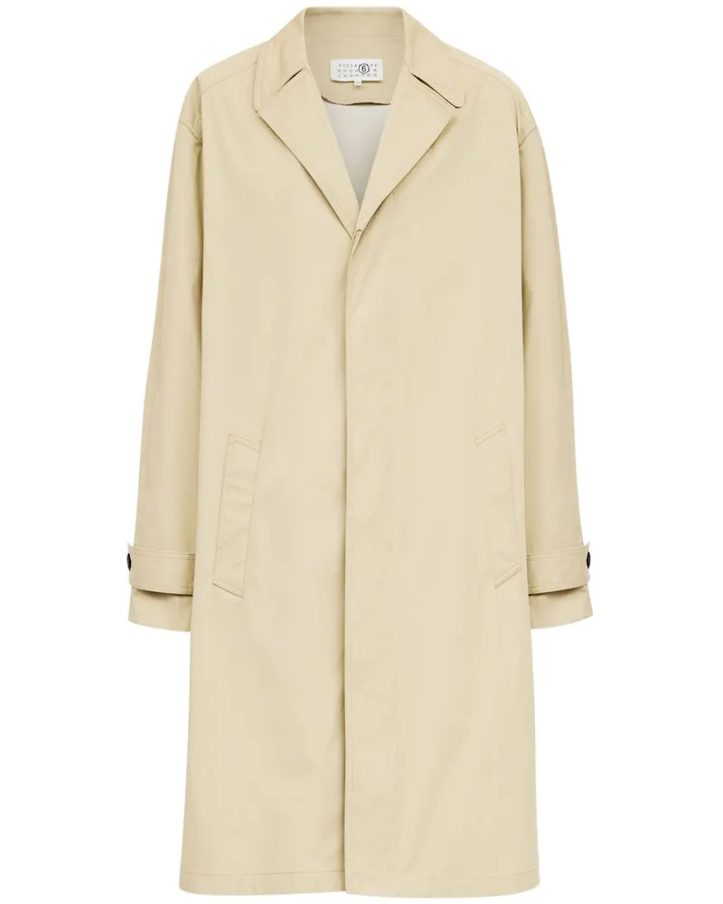 Maison Margiela Einreihiger Mantel - Nude Nude