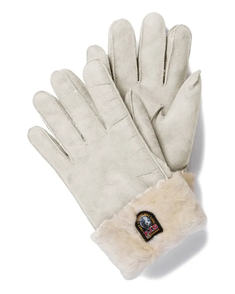 Parajumpers Handschuhe mit Shearling-Bündchen - Grau Grau