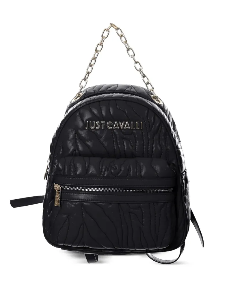 Just Cavalli Gesteppter Rucksack - Schwarz Schwarz