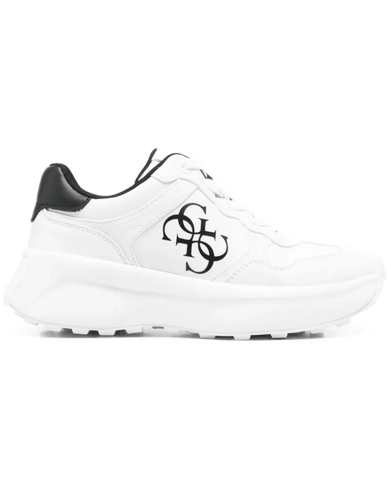 Guess Sneakers mit Logo-Print - Weiß Weiß