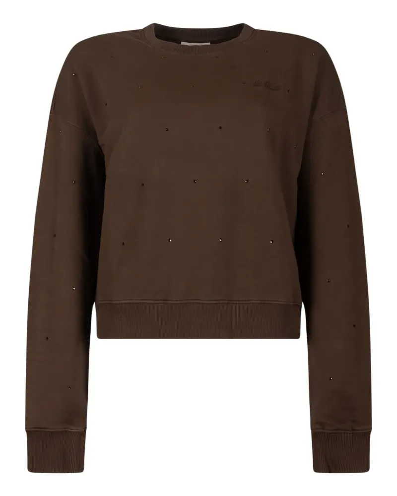 MC2 Saint Barth stud-embellished sweatshirt - Braun Braun