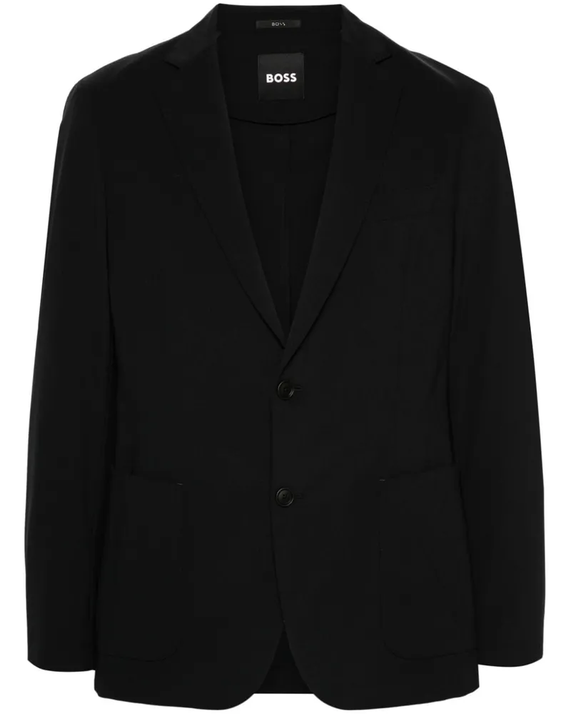 HUGO BOSS Sakko aus Stretch-Jersey - Schwarz Schwarz