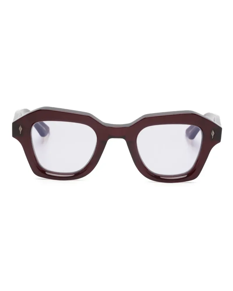 Jacques Marie Mage Eichler Sonnenbrille mit eckigem Gestell - Braun Braun