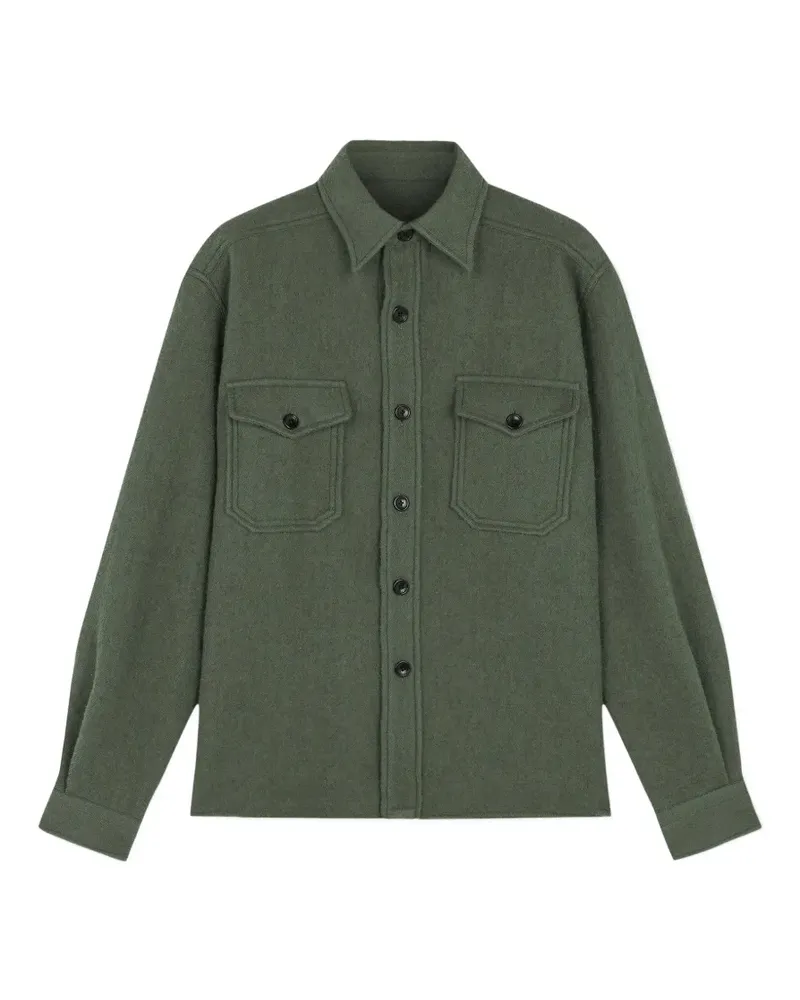 Fortela Kenny front-pocket overshirt - Grün Grün