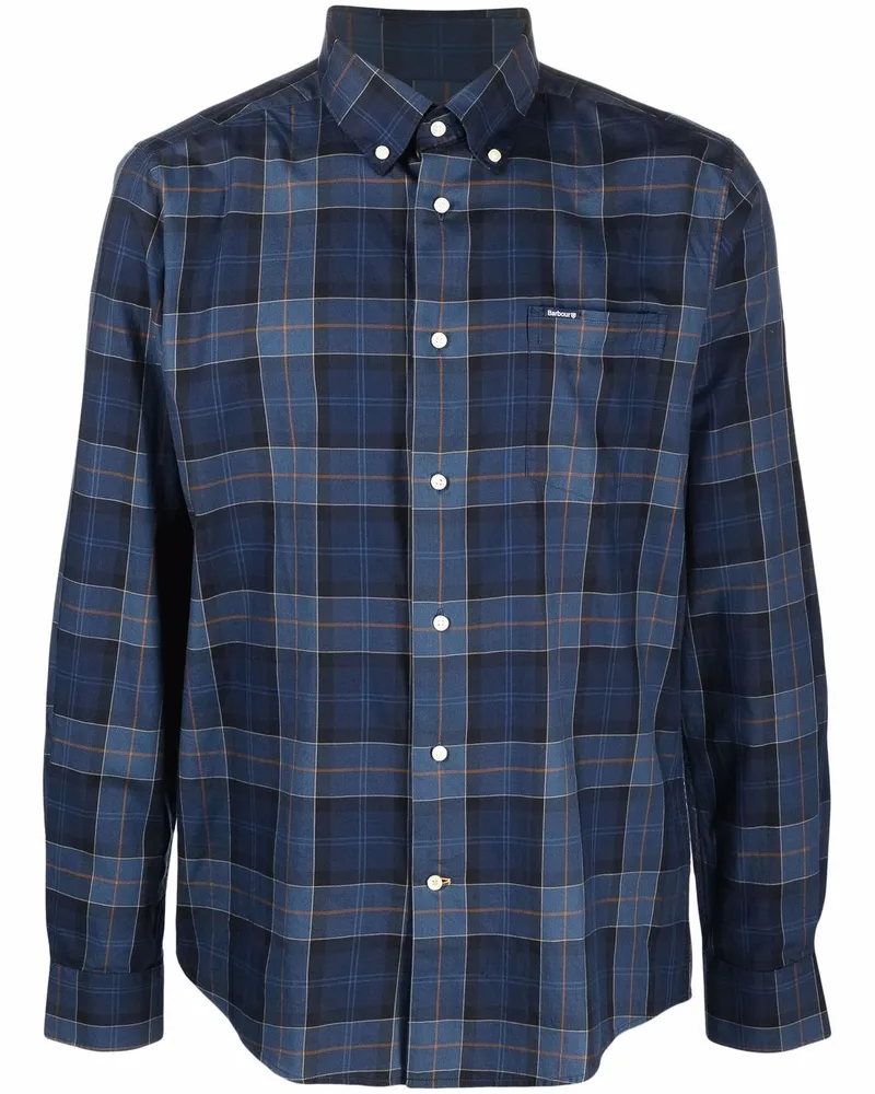 Barbour Hemd mit Schottenkaro - Blau Blau