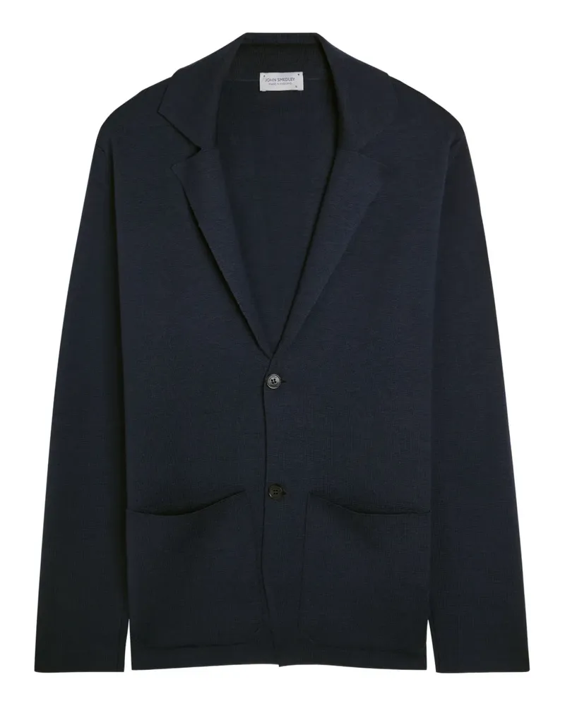 John Smedley Cardigan mit geknöpfter Tasche - Blau Blau
