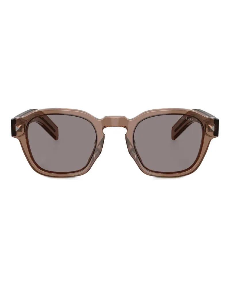 Prada Iconic metal-plate sunglasses - Braun Braun
