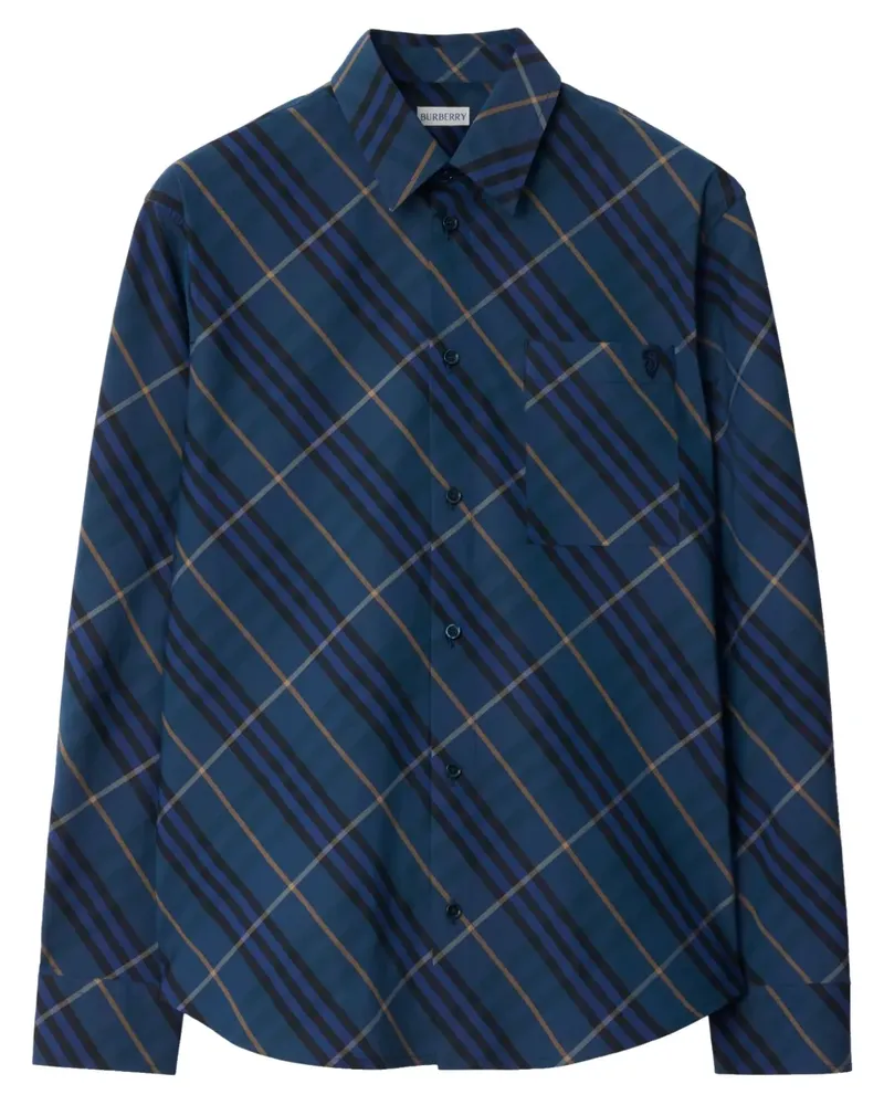 Burberry Kariertes Hemd - Blau Blau