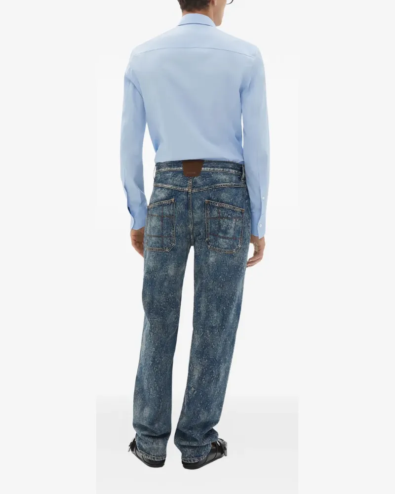 Ferrari Klassisches Hemd - Blau Blau