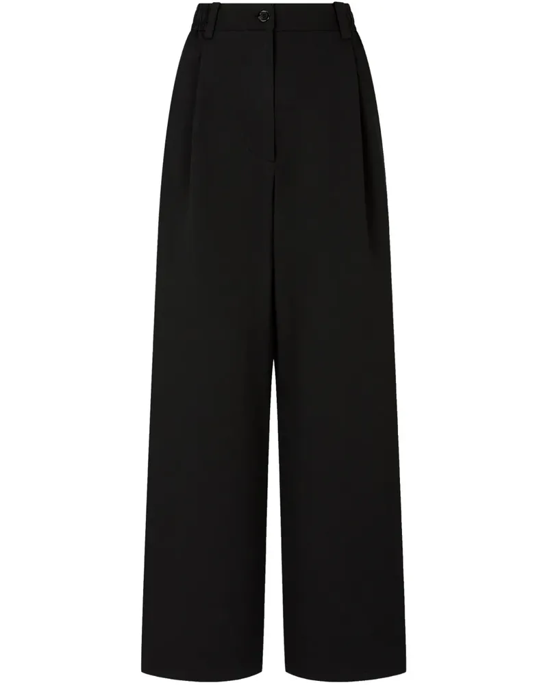 STUDIO TOMBOY Hose mit Bundfalten - Schwarz Schwarz