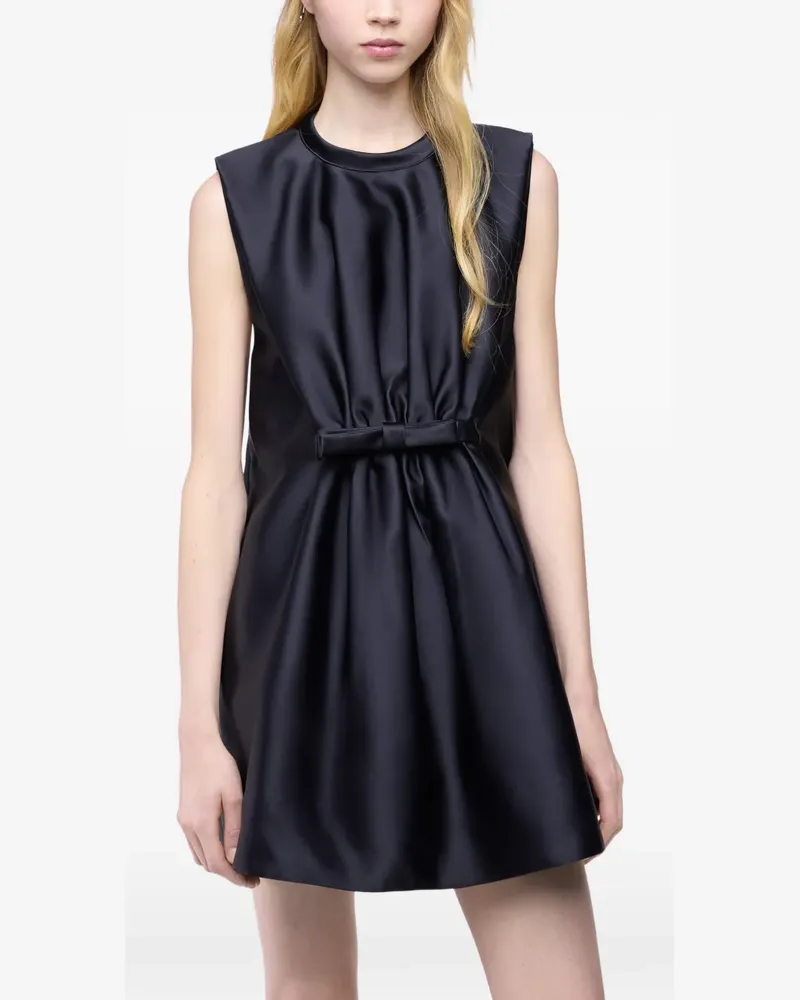 Paco Rabanne Minikleid mit Schleife - Schwarz Schwarz