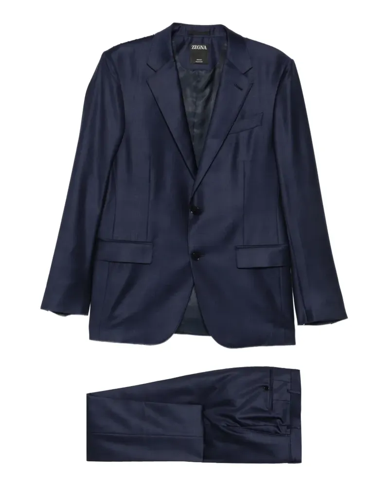 Ermenegildo Zegna Einreihiger Anzug - Blau Blau