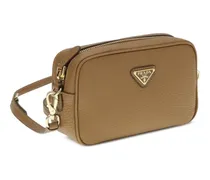 Umhängetasche mit Triangel-Logo - Nude