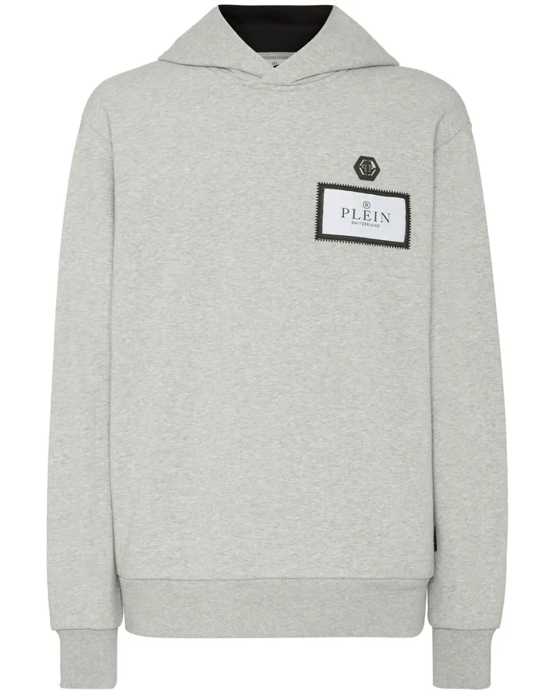 Philipp Plein Sweatshirt mit Applikation - Grau Grau