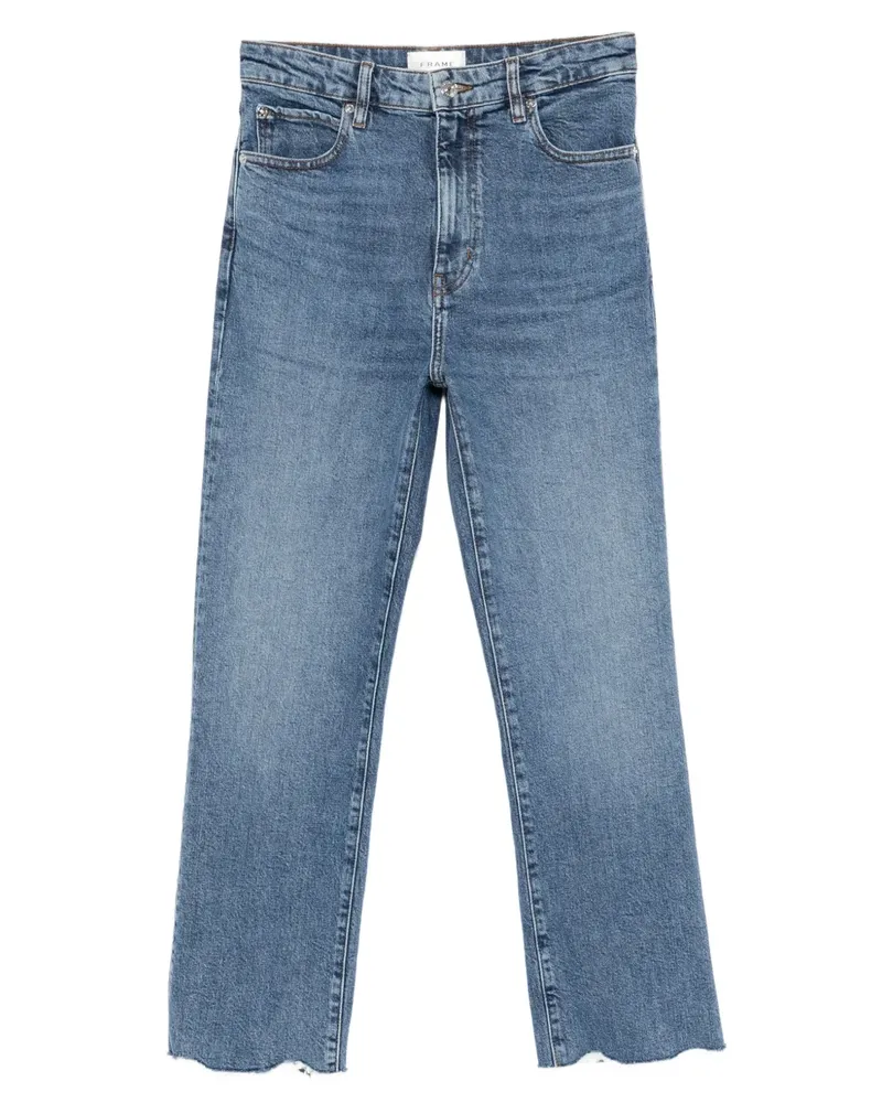 Frame Denim Ruler Cropped-Jeans - Blau Blau