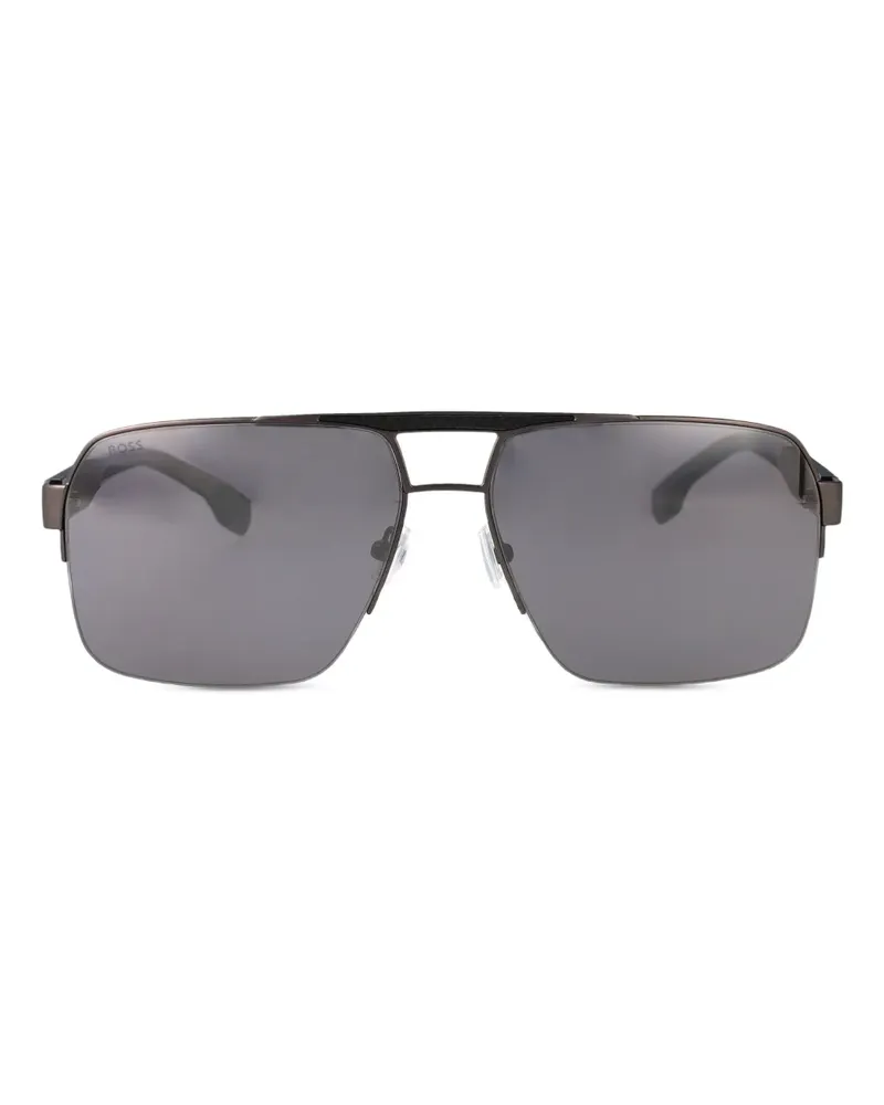 HUGO BOSS Getönte Pilotenbrille - Grau Grau
