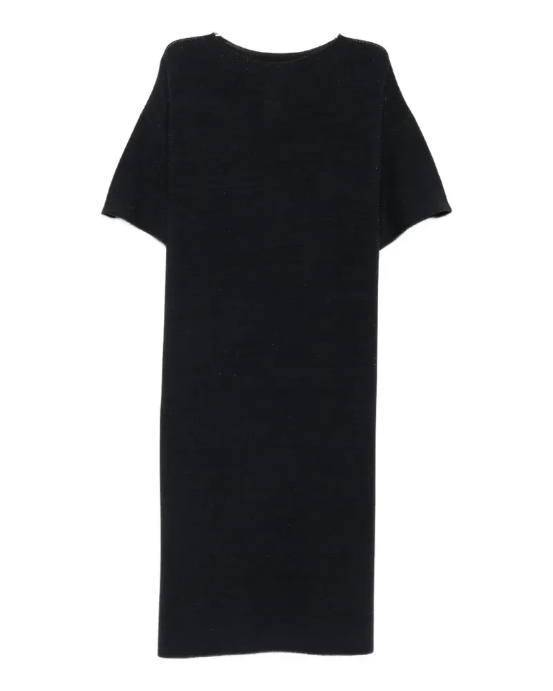 Fabiana Filippi short-sleeve midi dress - Blau Blau