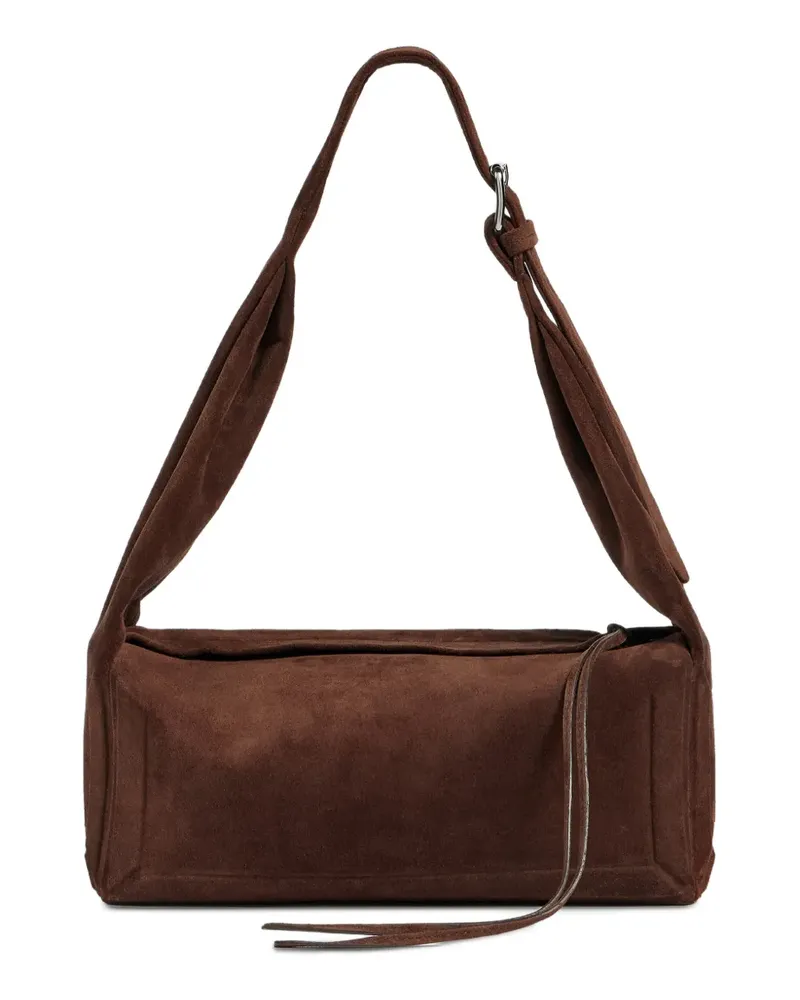 Maison Margiela Mittelgroße Box East-West-Tasche - Braun Braun