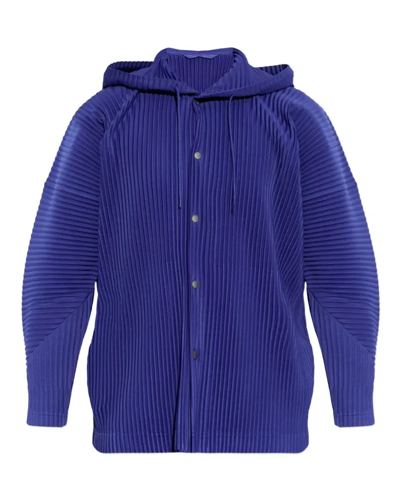 Issey Miyake pleated jacket - Blau Blau