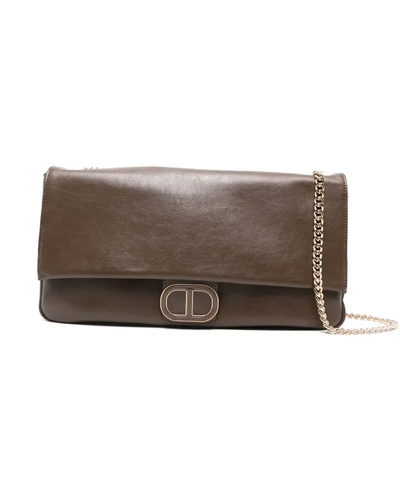 Twin-Set Lila Clutch - Braun Braun
