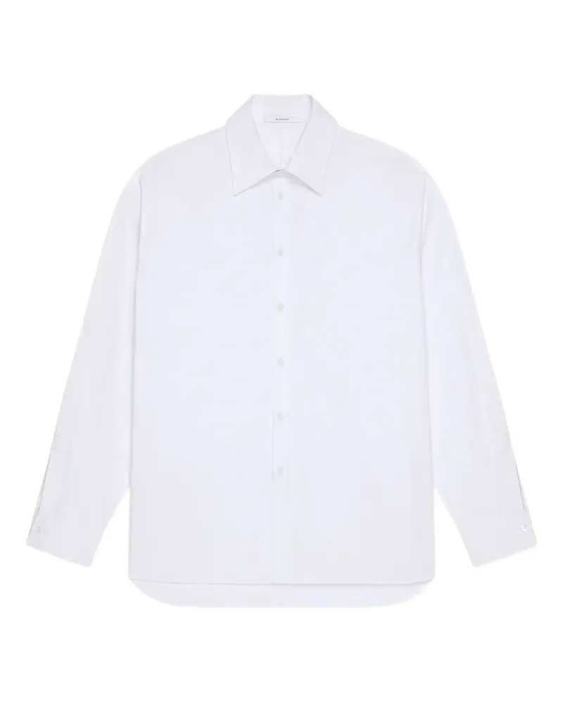 Givenchy Langärmeliges Couture Seam Cocoon Hemd - Weiß Weiß