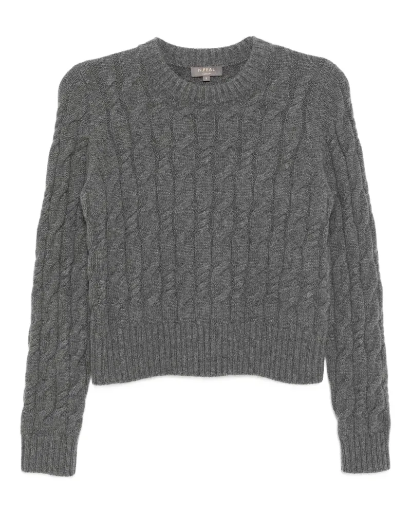 N.Peal Pullover aus Kaschmir - Grau Grau