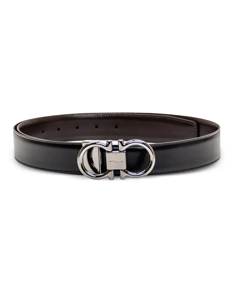 Ferragamo Gürtel mit Gancini-Schnalle - Schwarz Schwarz