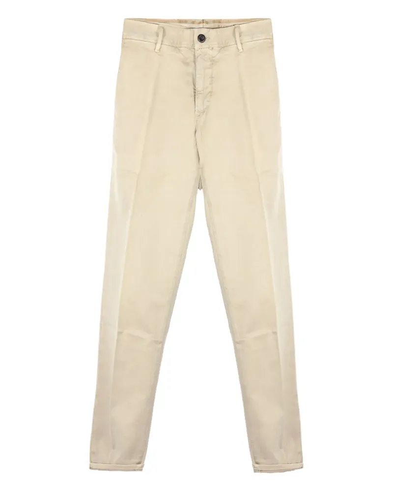 Incotex stretch slim trousers - Nude Nude