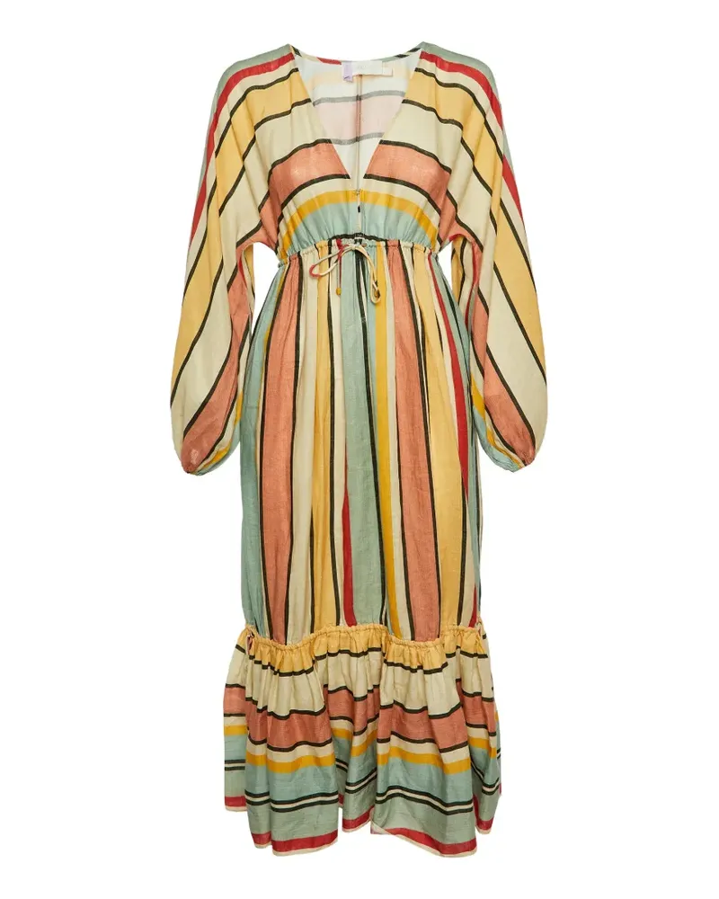 Zimmermann tiered maxi dress - Blau Blau