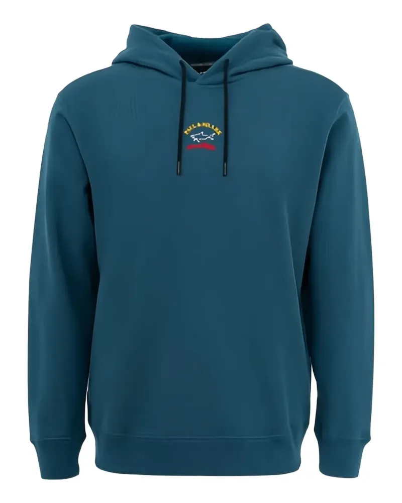 Paul & Shark Hoodie mit Logo-Print - Blau Blau