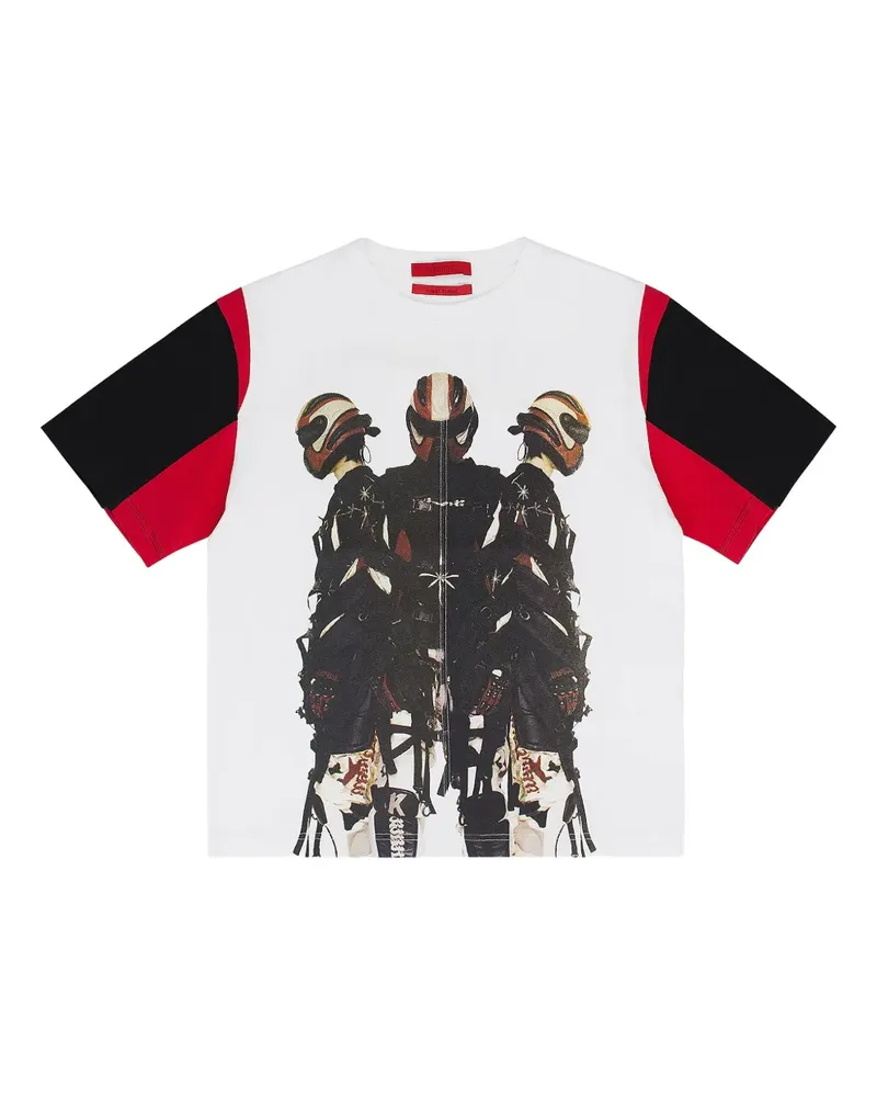 KUSIKOHC Moto Men T-Shirt - White White