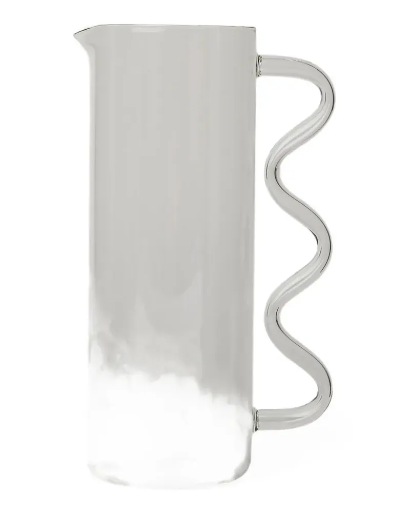 Sophie Lou Jacobsen wavy-handle pitcher - Weiß Weiß