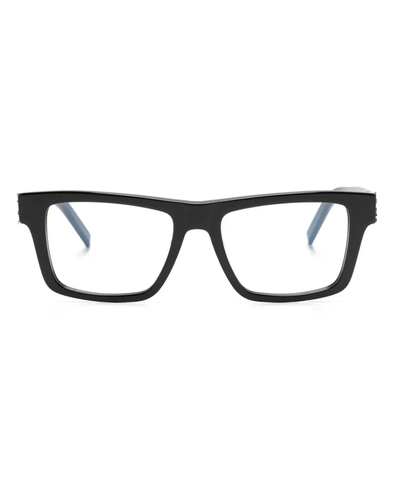 Saint Laurent Brille mit breitem Gestell - Schwarz Schwarz