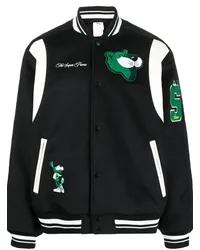 Puma Bomberjacke mit Cartoon-Patch Schwarz