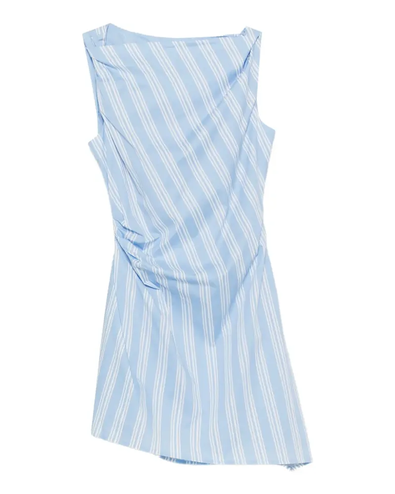 STAUD Asymmetrisches Callie Kleid - Blau Blau