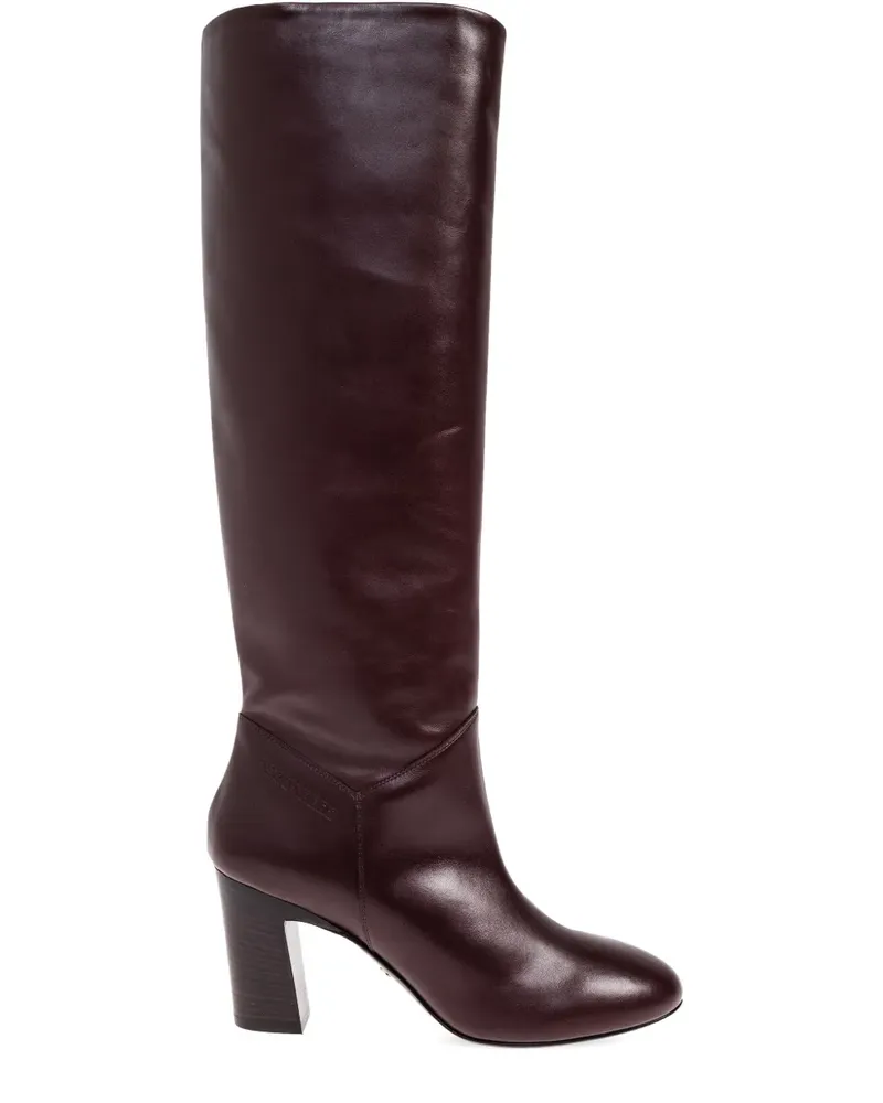 Dsquared2 Twin Stiefel mit Blockabsatz 85mm - Rot Rot