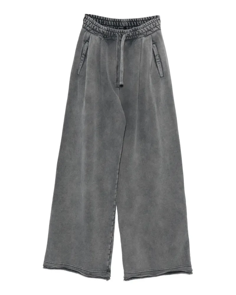 Haikure faded wide-leg track pants - Grau Grau