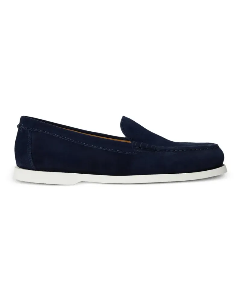 Ralph Lauren Merton Venetian Loafer aus Wildleder - Blau Blau