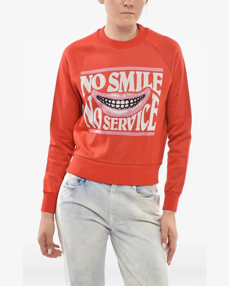 Stella McCartney Sweatshirt mit Stickerei - Rot Rot
