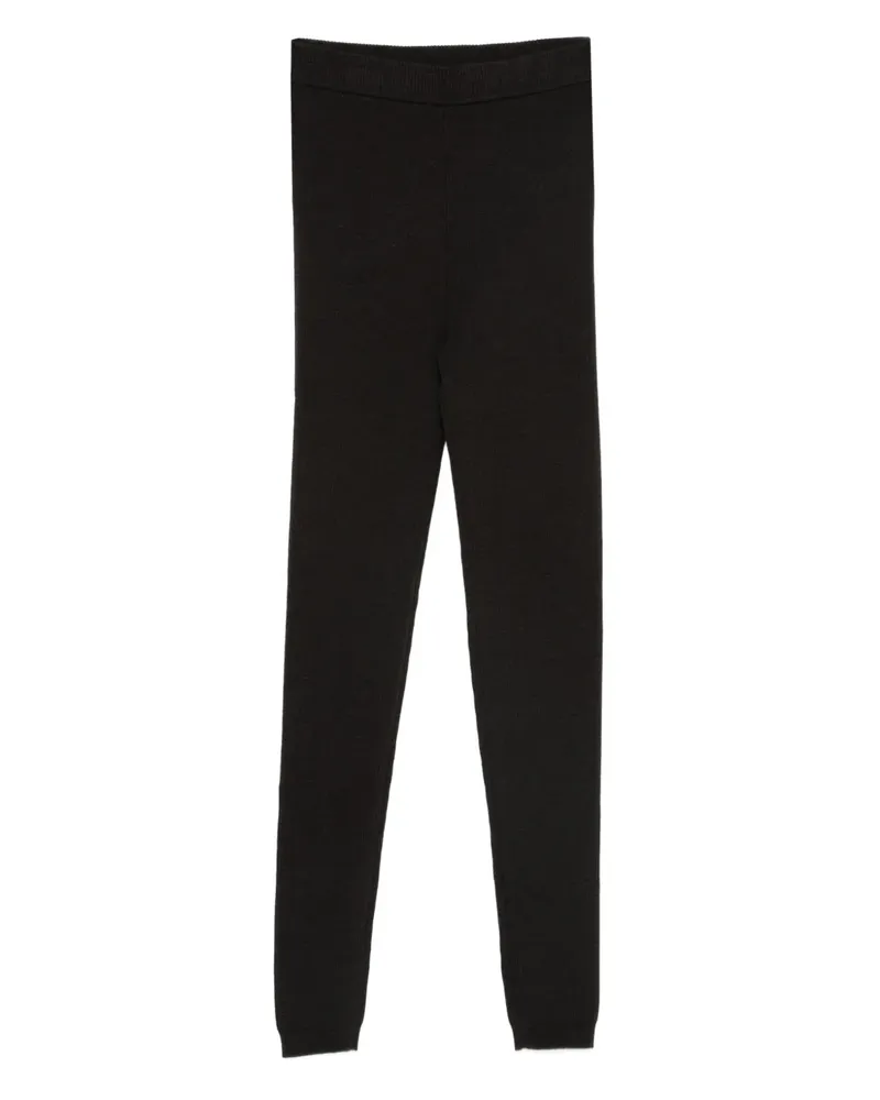 P.A.R.O.S.H. P.A.R.O H. Gerippte Leggings - Braun Braun