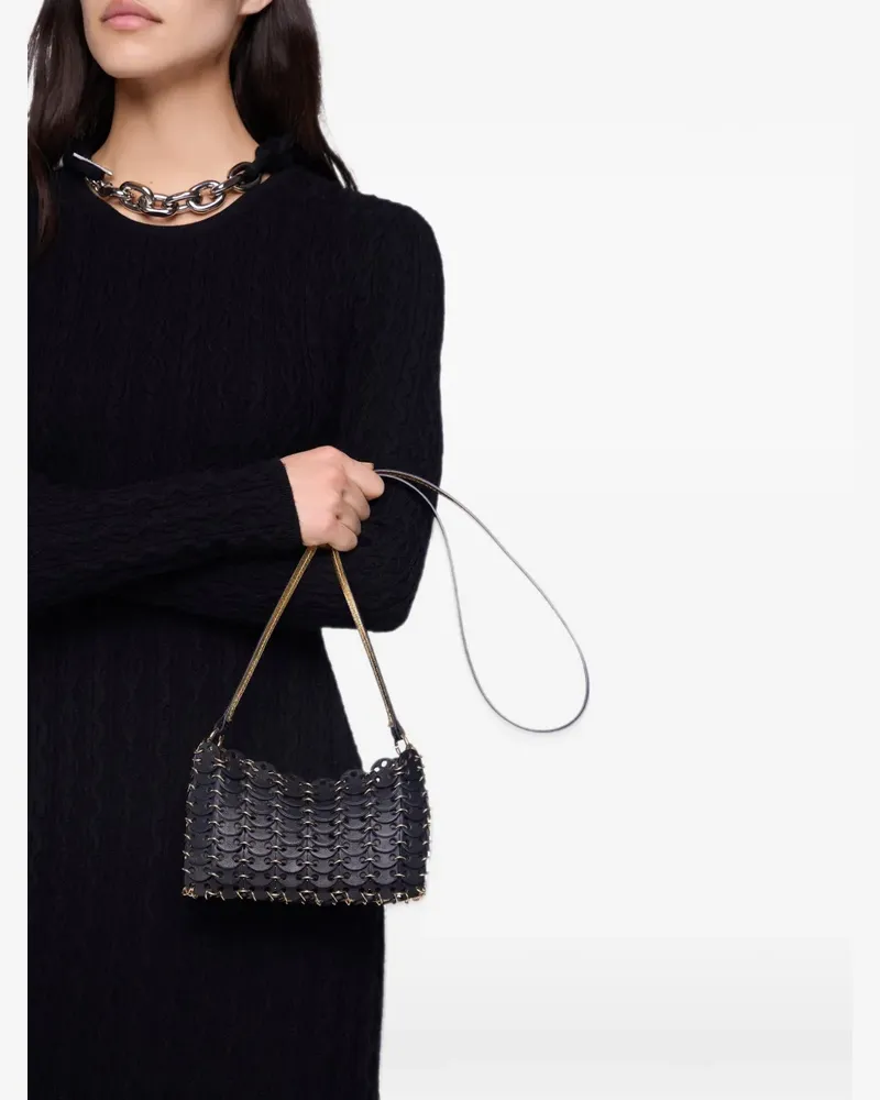 Paco Rabanne Nano 1969 Schultertasche - Schwarz Schwarz