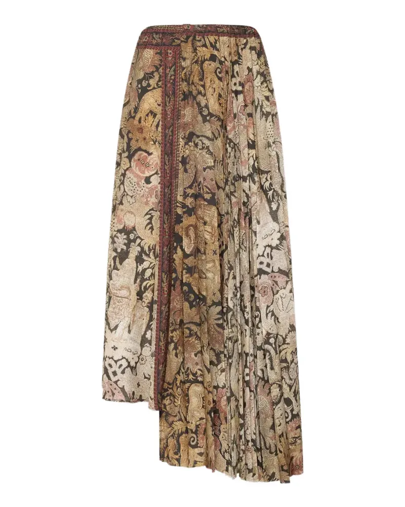 Pierre-Louis Mascia Asymmetrischer Ceto Midirock - Nude Nude