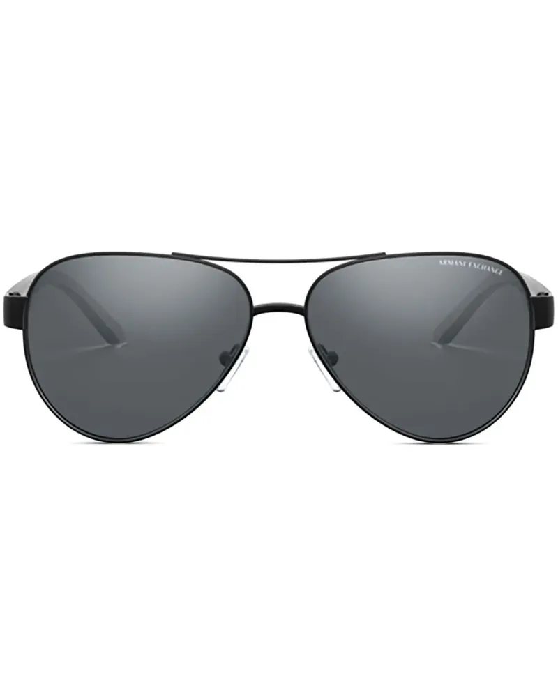 Armani Exchange Getönte Pilotenbrille - Schwarz Schwarz