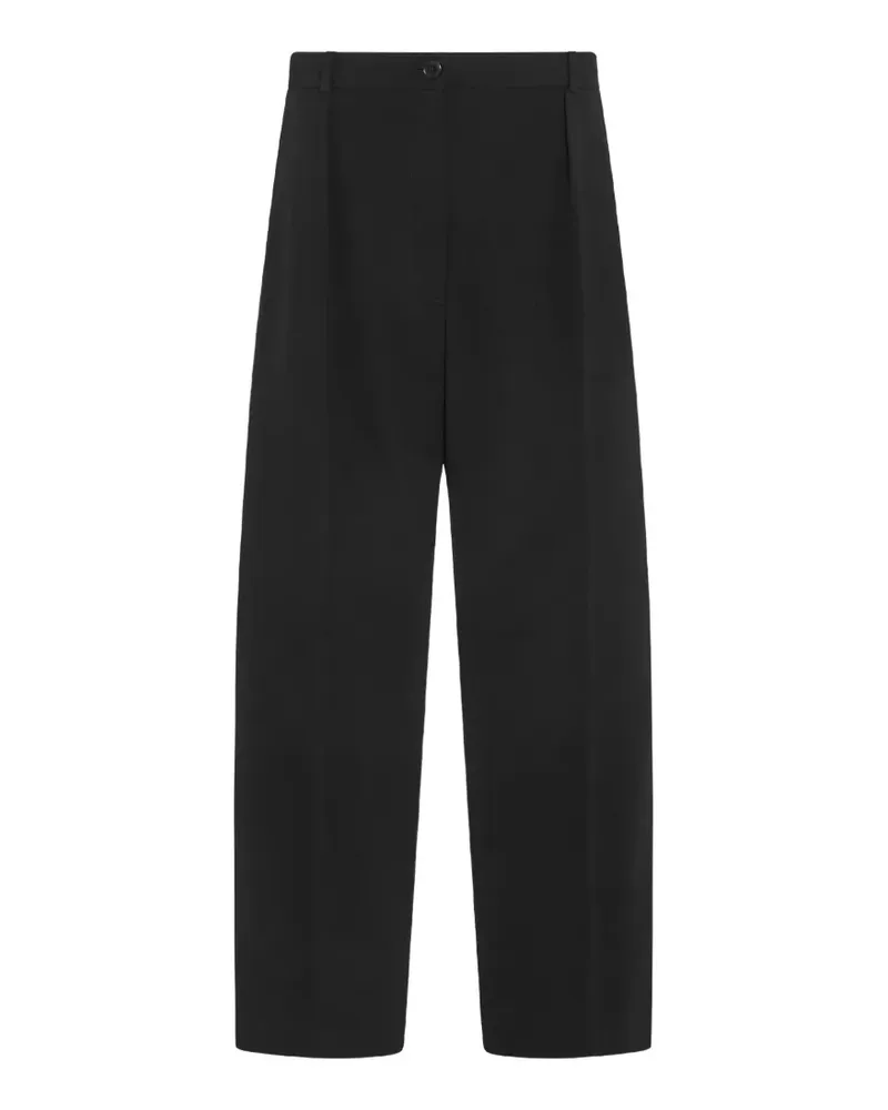 The Row Darios pleated-detail tailored trousers - Schwarz Schwarz