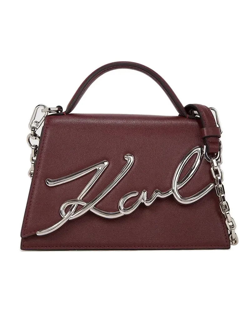 Karl Lagerfeld Kleine K/Signature Tote Bag - Rot Rot