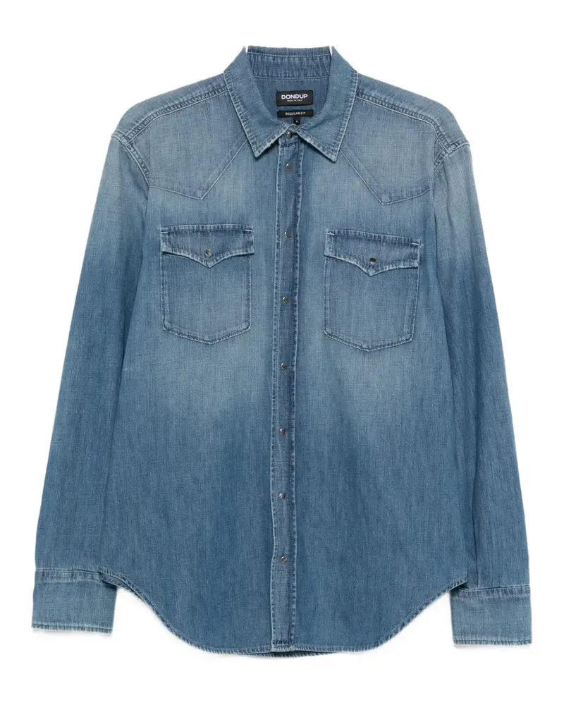 Dondup long-sleeve pocket shirt - Blau Blau