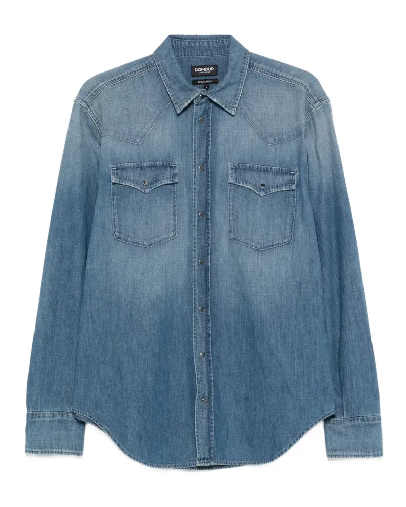 Dondup long-sleeve pocket shirt - Blau Blau